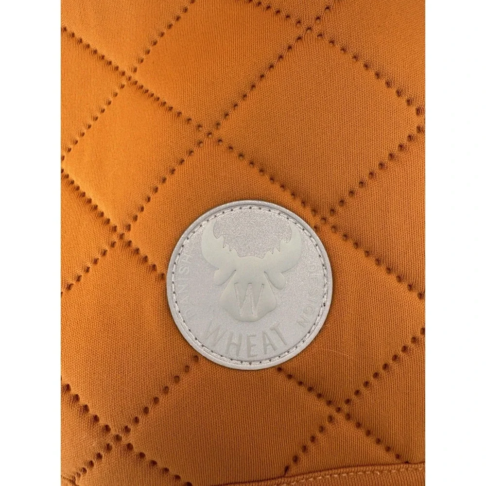 WHEAT Thermo Jacket Loui Quilted Unisex Men XS Orange Danish Design‎ Sustainable